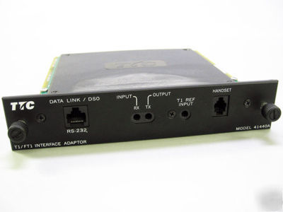 Ttc acterna 41440A T1 FT1 interface for fireberd 6000A