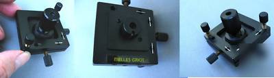 Melles griot optical holder 3 axis tilt laser/fiber?