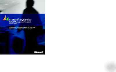Microsoft dynamics rms headquarters mgr software V2.0 