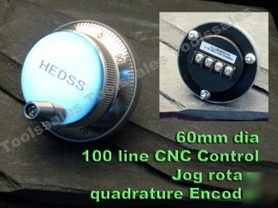 Mpg 100 line revolution quadrature optical jog encoder