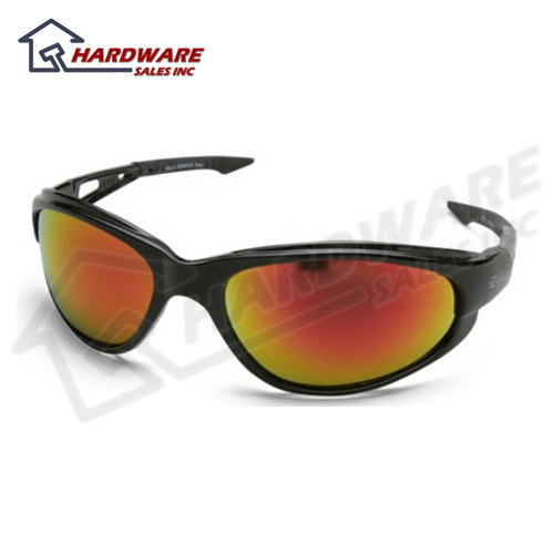 New edge eyewear SWAP119 safety glasses red mirror lens 