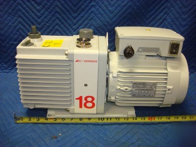 New edwards E1M18 lab scientific vacuum pump 50 60HZ hd