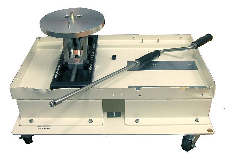 New lam 2300 turbo molecular pump lift/cart/flat jack