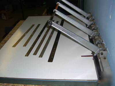 Printers offset press plate & flat punch lithograph n/r