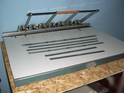 Printers offset press plate & flat punch lithograph n/r