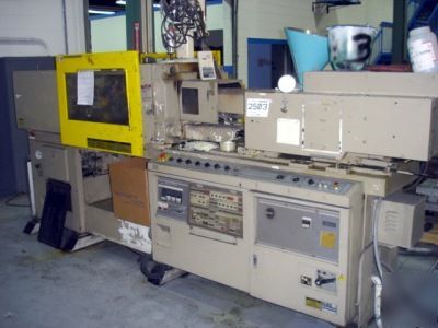90 ton, 3.8 oz. toshiba injection molding machine '92