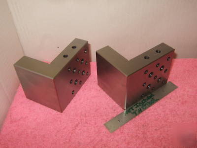 Angle plates matched pair toolmaker machinist mint 
