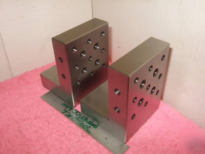 Angle plates matched pair toolmaker machinist mint 