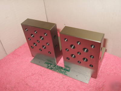 Angle plates matched pair toolmaker machinist mint 