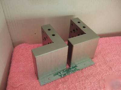 Angle plates matched pair toolmaker machinist mint 