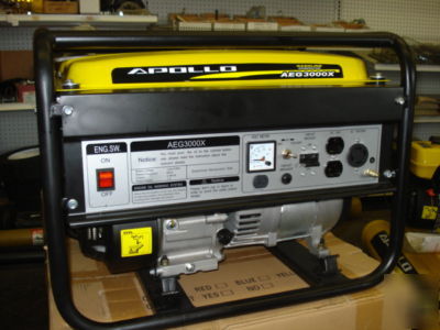 Apollo 3000 watt gas generator AEG3000X