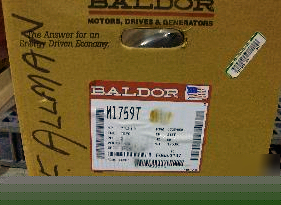 Baldor M1759T 2-sp motor 1740/870 rpm 7.5/1.9HP 460V 3P