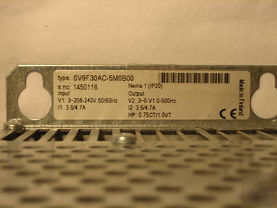Cutler hammer SV9000 SV9F30AC-5M0B00 ac drive