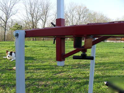 Goat sheep fitting milking hoof trimming stand lift 32