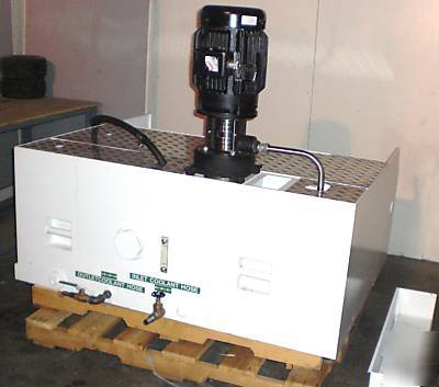 Grundfos CRK8 53 gpm coolant pump with 300 gal tank