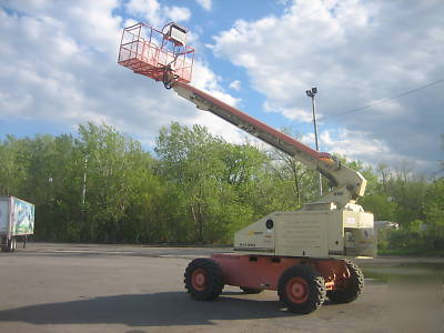 Jlg 60H 4WD dual fuel boomlift runs great jlg boom 