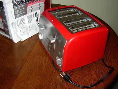 Kenmore elite 4 large long slice toaster 2 controls