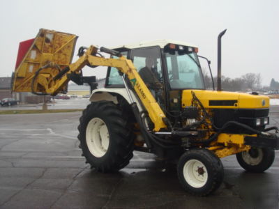 New 1994 holland ford 6640, cab, air, alamo boom mower