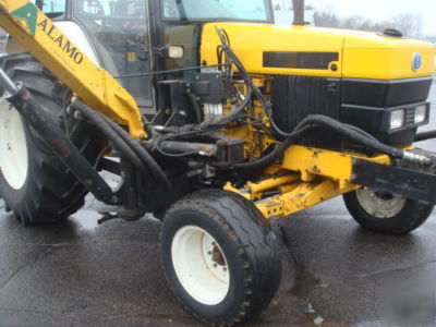 New 1994 holland ford 6640, cab, air, alamo boom mower