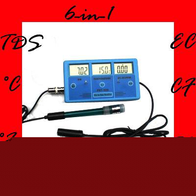 New ph ppm temp tds ec cf meter water hydroponic tester