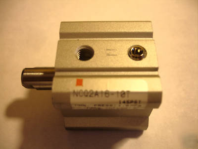 New qty 3 smc NCQ2A16-10T compact cylinder, single rod - 