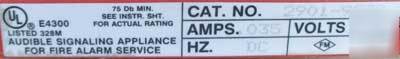 New simplex 2901-9838 red surface horn mechanism 35A 
