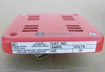 New simplex 2901-9838 red surface horn mechanism 35A 