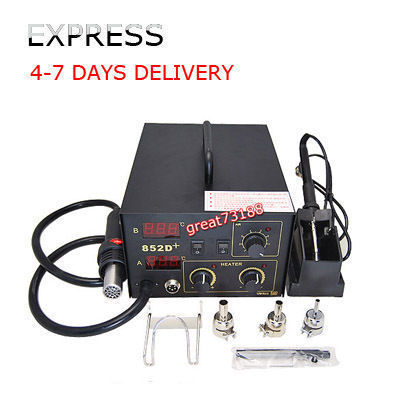 Smd rework soldering station hot air & iron 2IN1 852D+