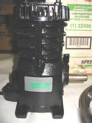 Speedaire 2Z498B single stage cast iron compressor pump
