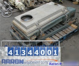 Used- rotex screener, model 12A al/ss, 316 stainless st