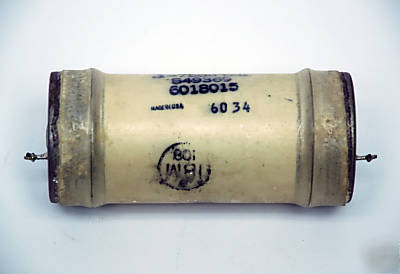 1 sprague vitamin q capacitor 0.1UF 7500VDC 1962 60 usa