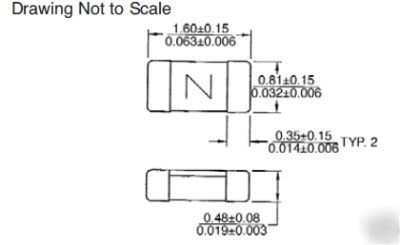 10PCS cooper ind 0603 1A fuses smd smt nds ds smt smd
