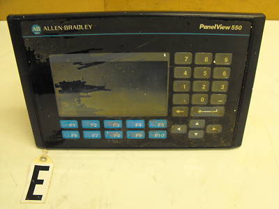 Allen bradley panelview 550 catalog# 2711-K5A2 rev c 