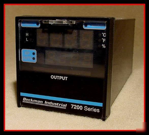 Beckman ind. 7200 series digital controller 7215 meter