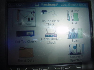 Exec sunrise telecom CM500IP signal level meter slm 