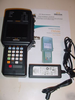 Exec sunrise telecom CM500IP signal level meter slm 