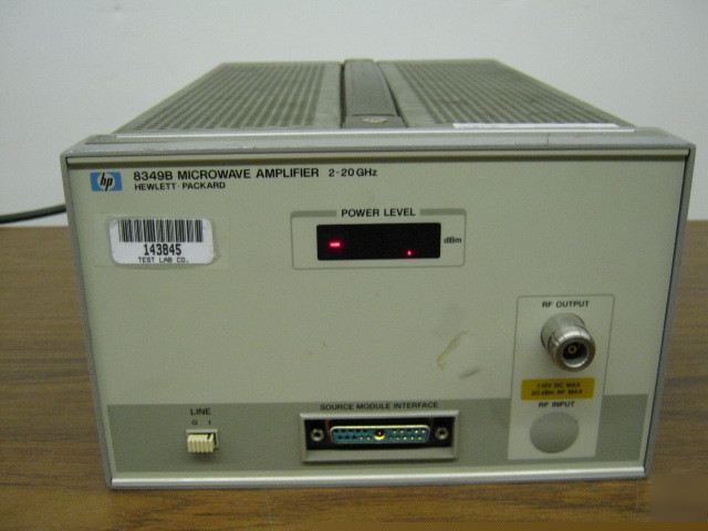 Hp agilent 8349B/001 18.6-20 ghz microwave amplifier