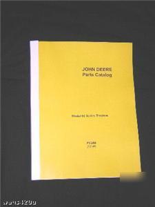 John deere m mt mc & mi tractor parts catalog manual