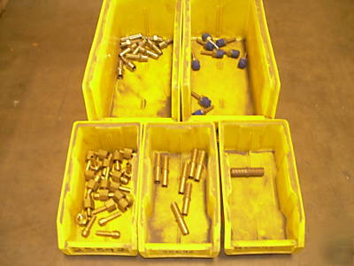 Lot of 47 pcs - brass & ss, menders, adaptors, barbs