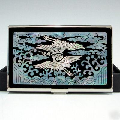Mop metal purse pocket business credit card case holder