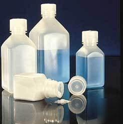 Nalge nunc square bottles, high-density : 2018-1000