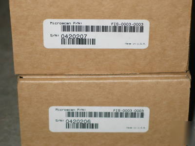 New microscan ms-3 compact laser barcode scanner 