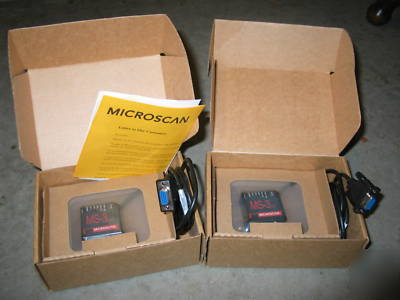 New microscan ms-3 compact laser barcode scanner 