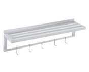New tubular aluminum wall shelving - 36'' x 18''