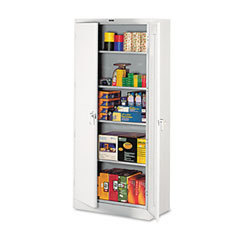 Tennsco steel 78 high storage cabinet wlocking swingou