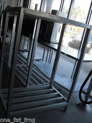 Used metal dunnage walk-in cooler storage racks orlando