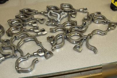 Vacuum hose flange clamps mks iso fitting 50 hps 304