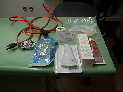 Vacuum vac for equine wound, ceiling real air hose 