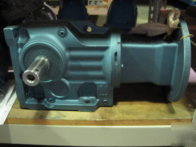 Sew-eurodrive helical bevel gear reducer K57 27.34:1 