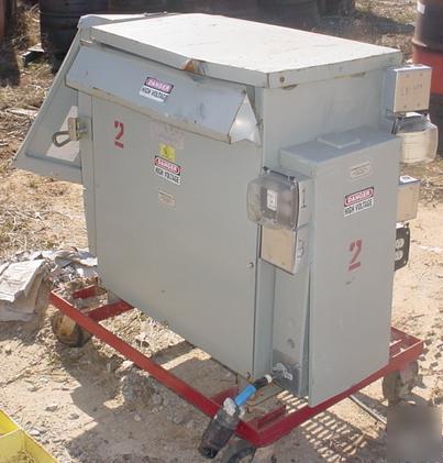 Square d dry type transformer 112.5 kva 112T3H 3 ph
